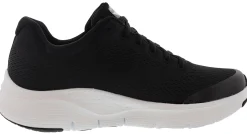 Casual>Skechers Men's Arch Fit Lightweight Walking Shoes Black/Red