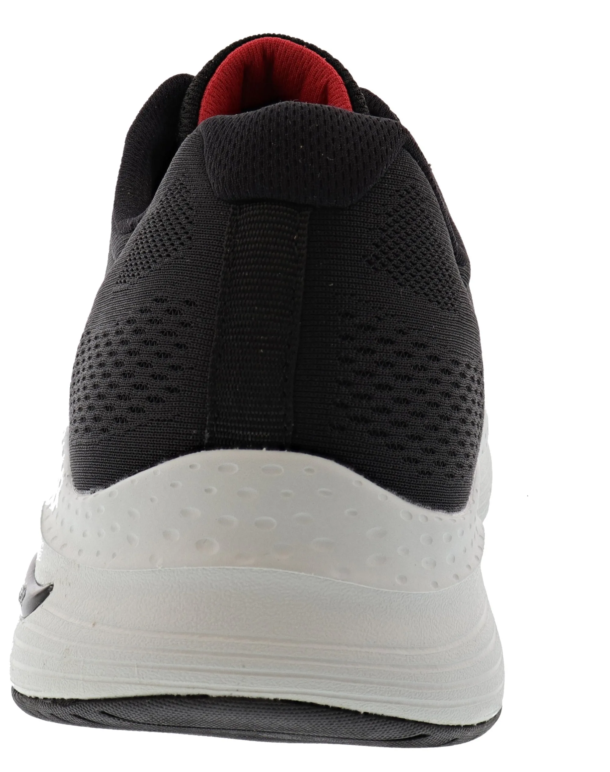 Casual>Skechers Men's Arch Fit Lightweight Walking Shoes Black/Red