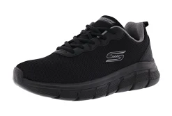 Wide Width Shoes>Skechers Men's Bobs B Flex- Icy Edge Walking Shoes Black