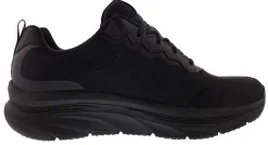 Walking>Skechers Men's D'lux Walker Scrambler Lace Up Walking Shoes Black/Charcoal