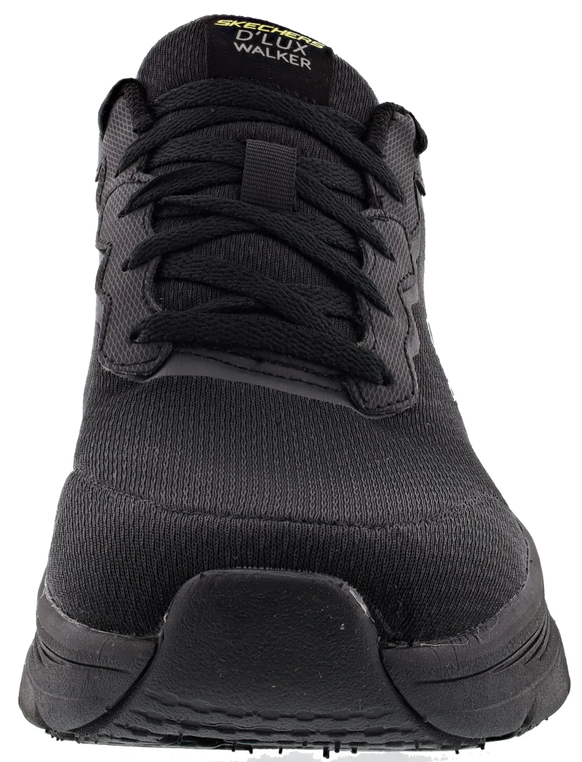 Walking>Skechers Men's D'lux Walker Scrambler Lace Up Walking Shoes Black/Charcoal