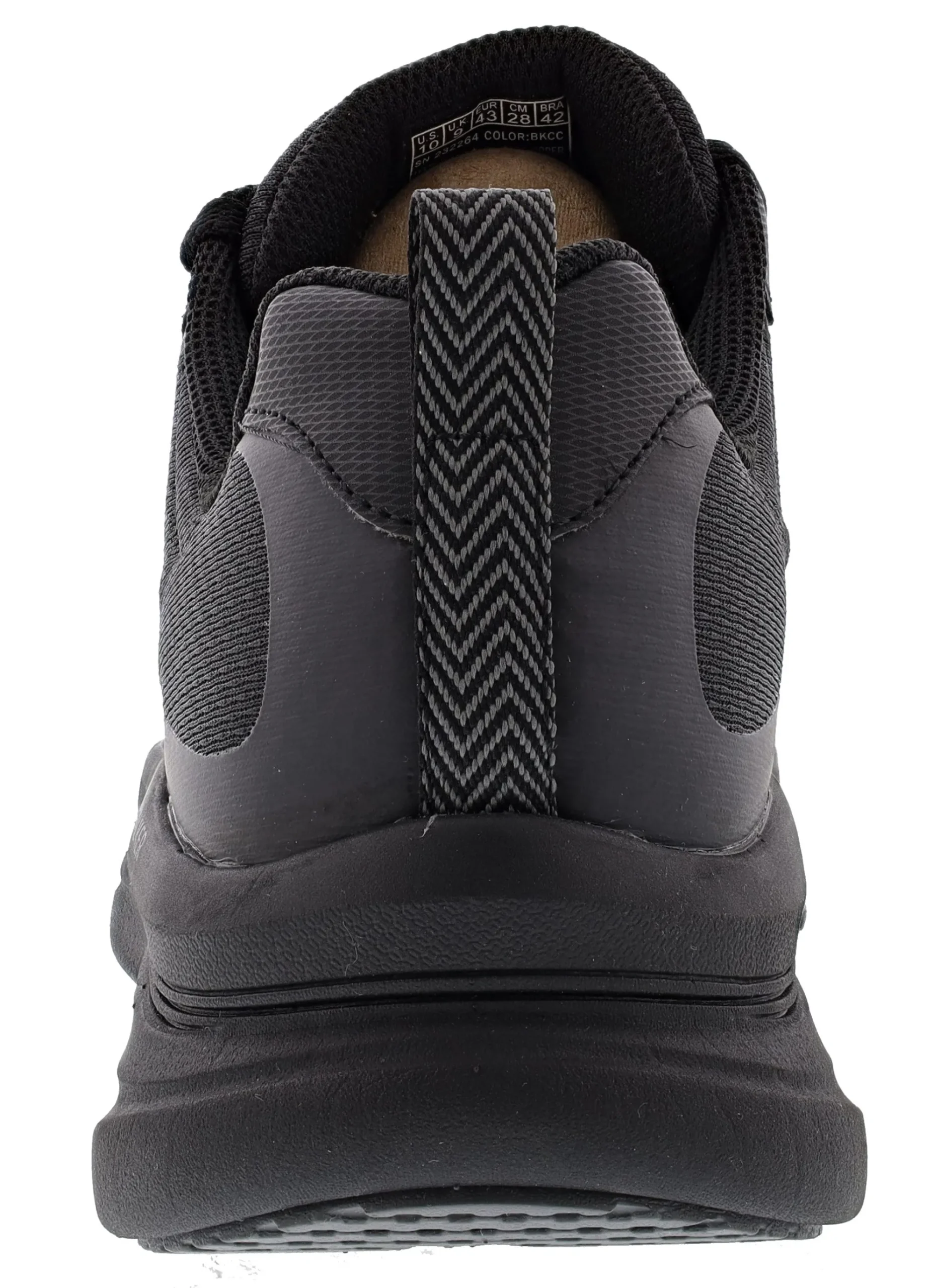 Walking>Skechers Men's D'lux Walker Scrambler Lace Up Walking Shoes Black/Charcoal