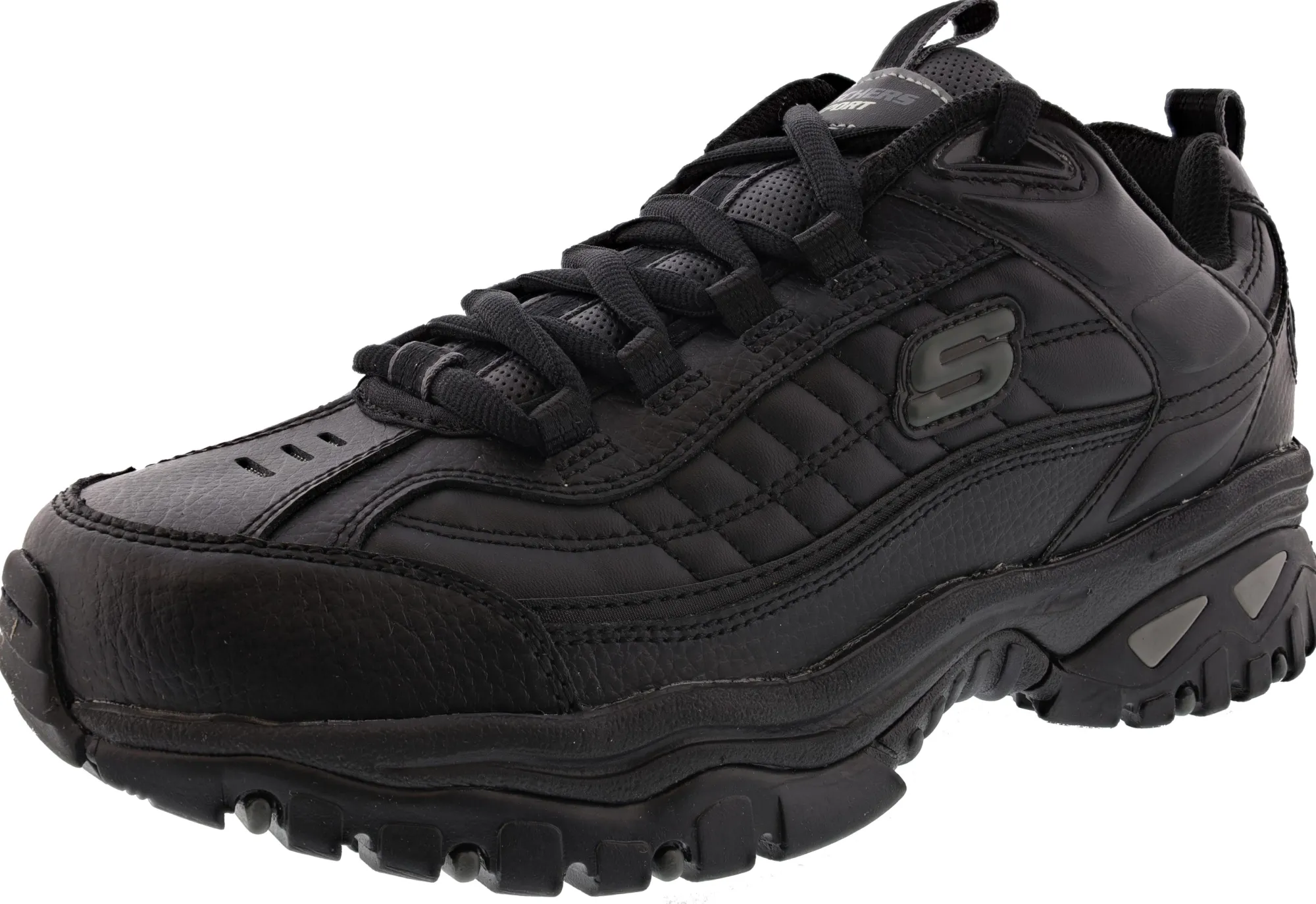 Running>Skechers Men's Energy After burn Wide Width Road Running Shoes Black/Black