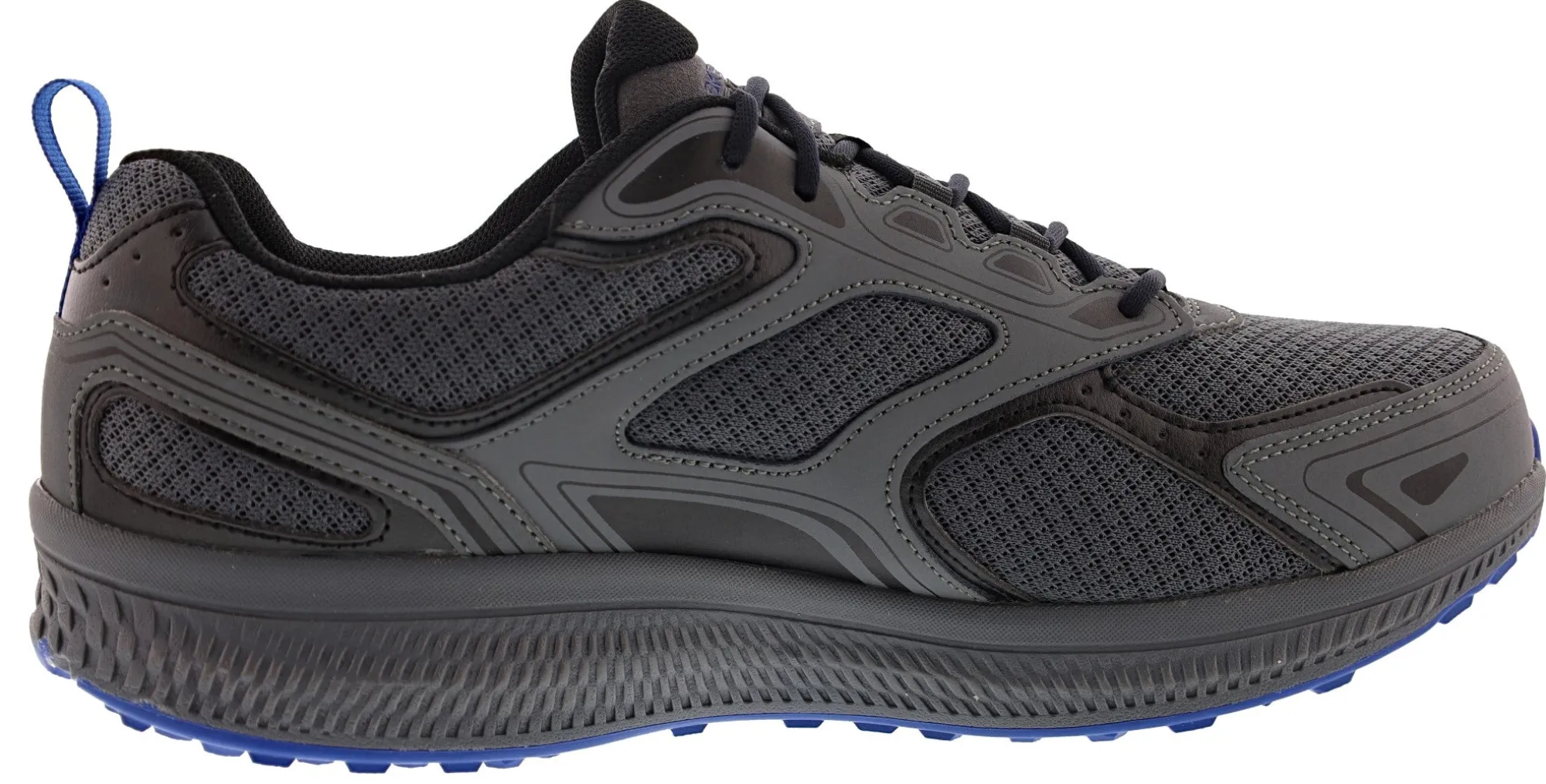 Running>Skechers Men's Go Run Consistent Wide Width Workout Running Shoes Grey/Navy