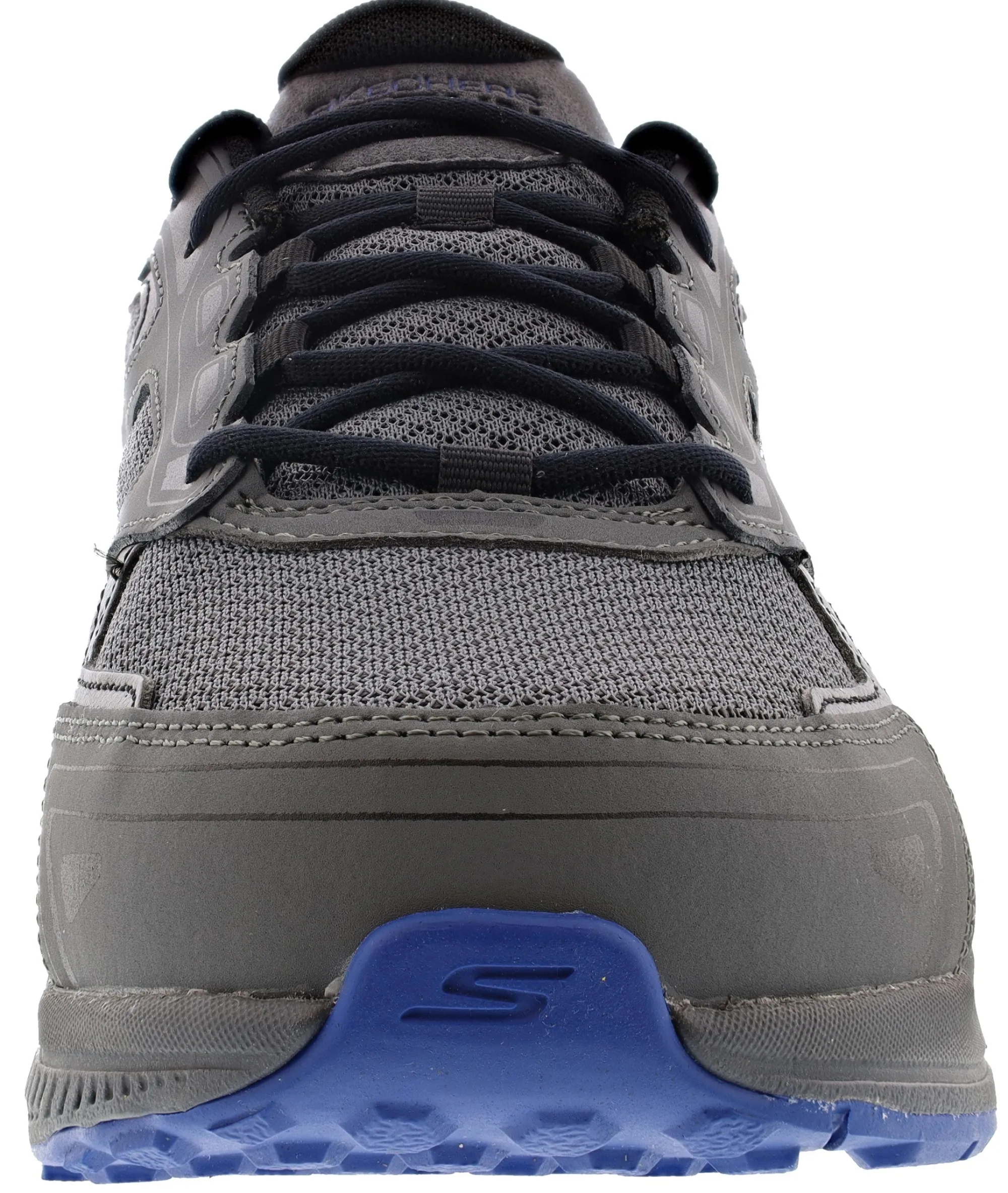 Running>Skechers Men's Go Run Consistent Wide Width Workout Running Shoes Grey/Navy