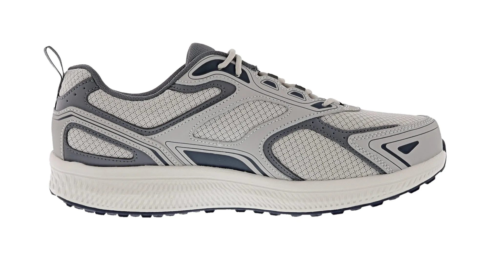 Running>Skechers Men's Go Run Consistent Wide Width Workout Running Shoes Grey/Navy