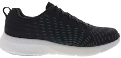 Walking|Running>Skechers Men's Go Run Hyper Burst Solar View Performance Running Shoes Black/Blue