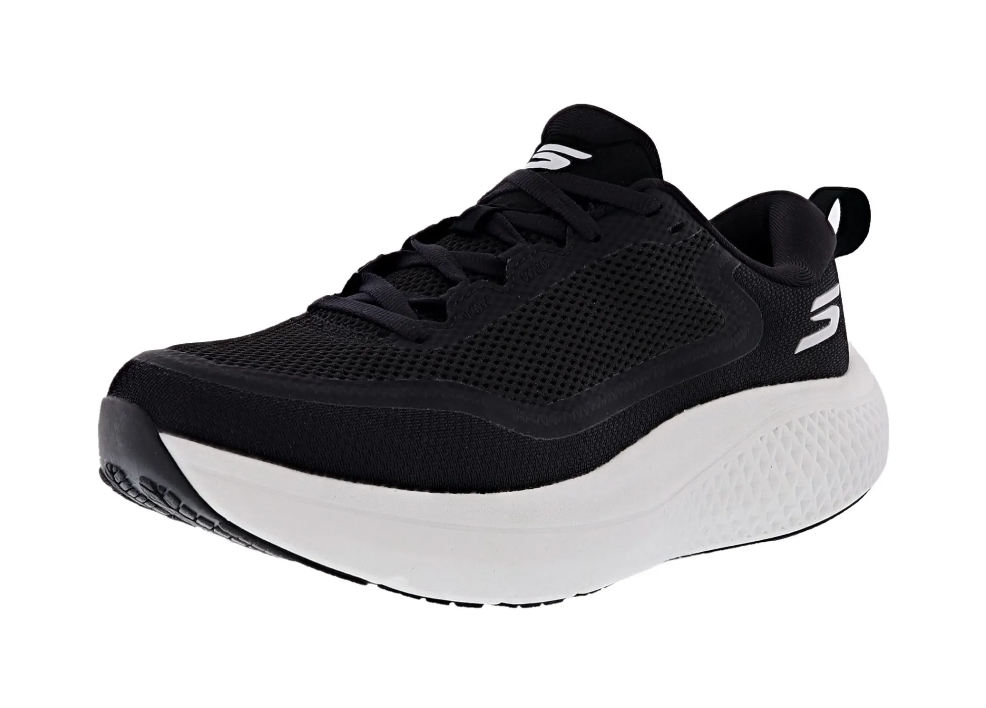 Running>Skechers Men's Go Run Supersonic Max Running Shoes Black/White