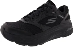 Walking>Skechers Men's Max Cushioning Arch Fit Rugged Man Walking Shoes Black