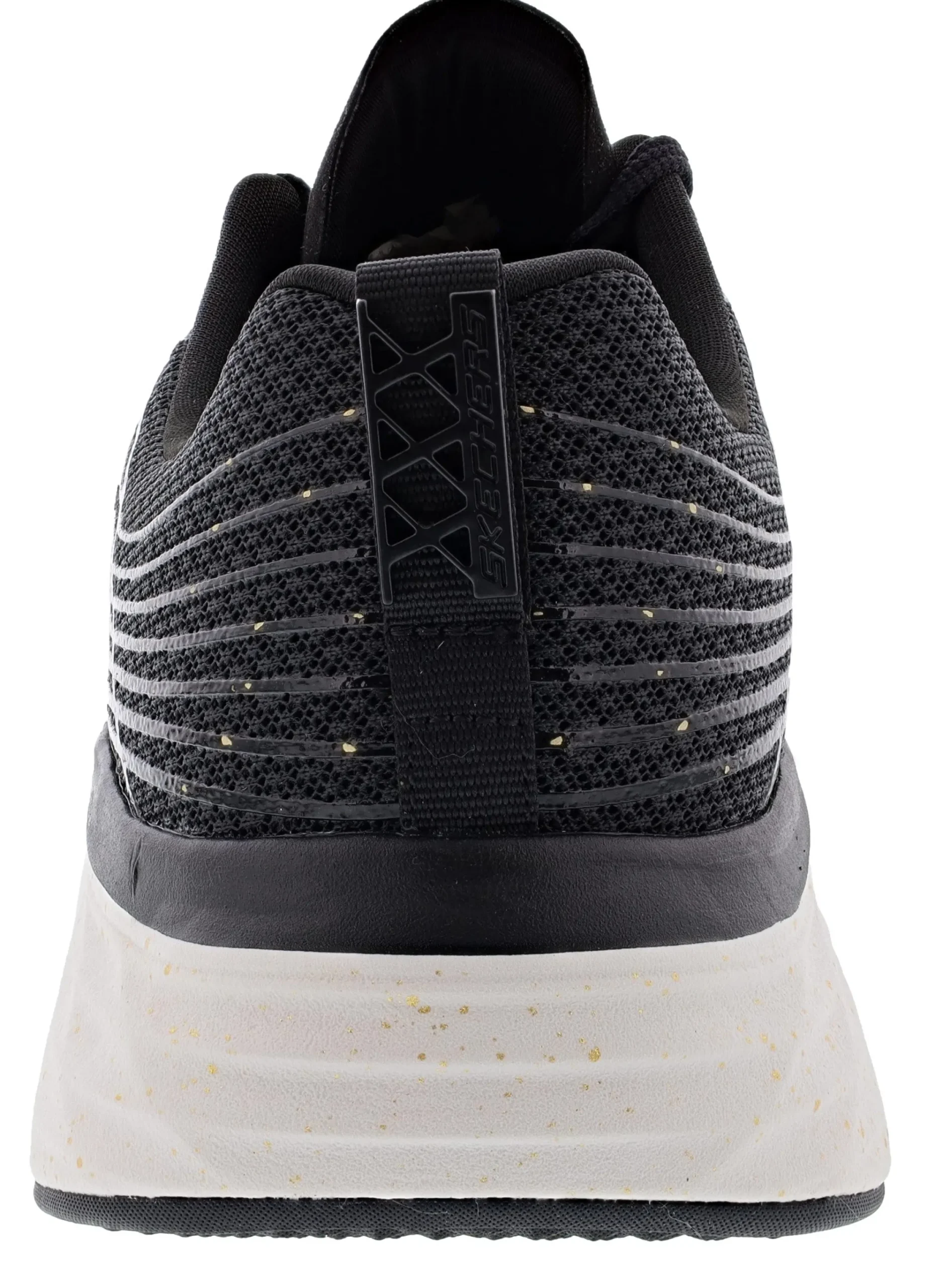 Running>Skechers Men's Max Cushioning Elite Commemoration Lace up Running Shoes Black/White