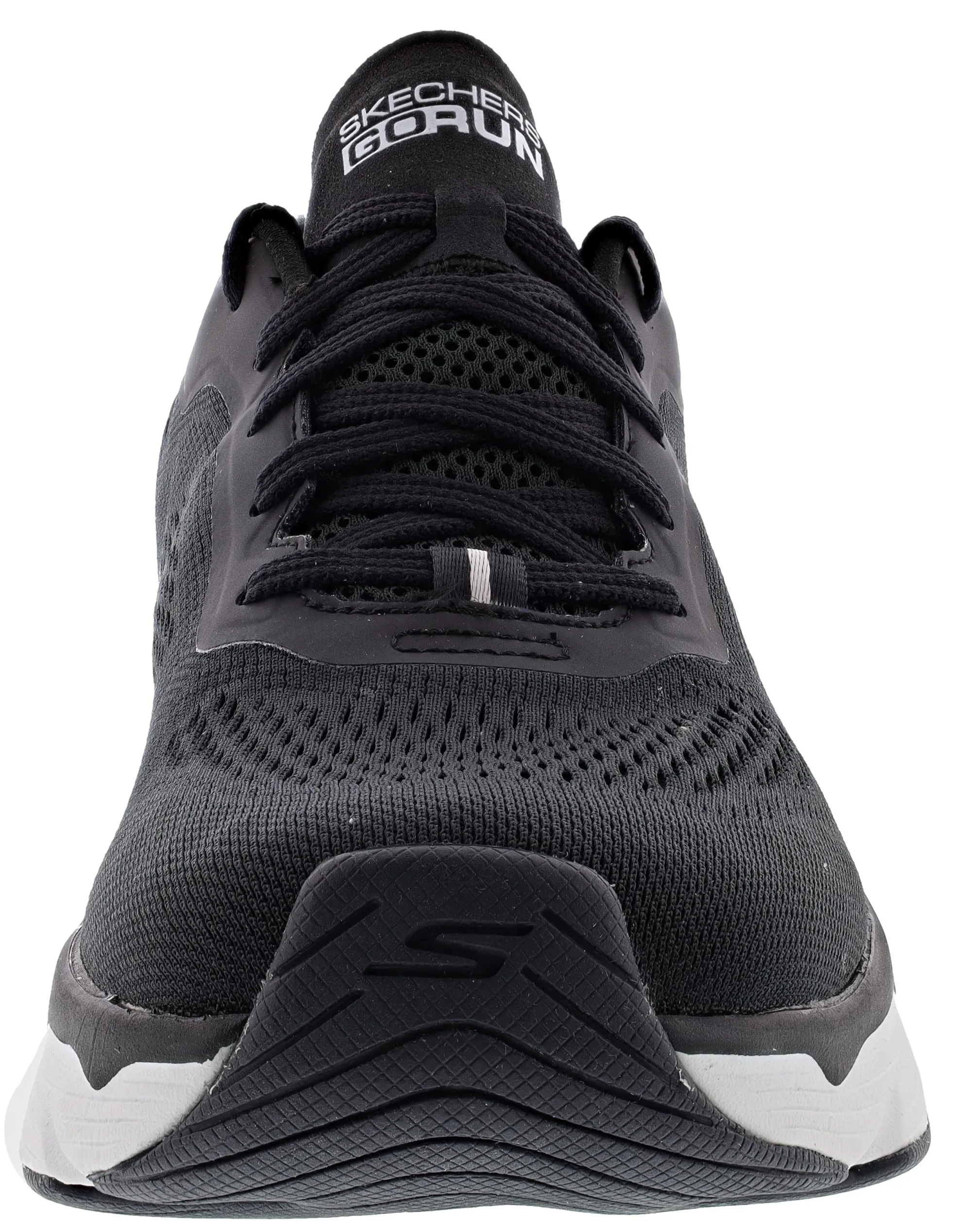 Running>Skechers Men's Max Cushioning Elite Terminus Lace-Up Running Shoes Black/White