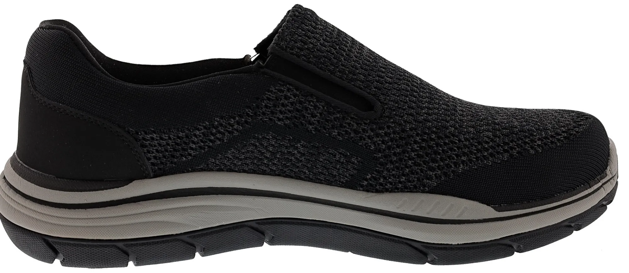 Casual|Walking>Skechers Men's Relaxed Fit:Expected 2.0 Arago Memory Foam Walking Shoes Black