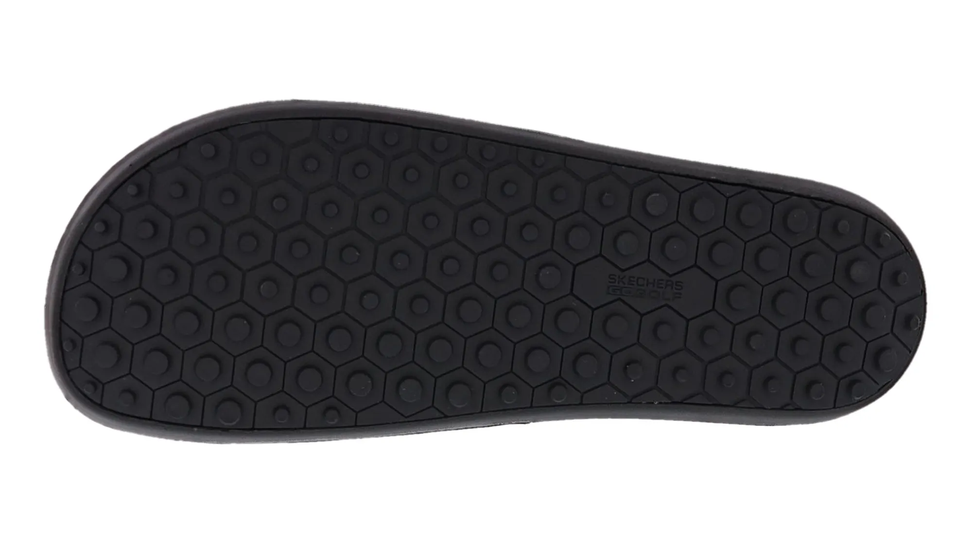 Sandals>Skechers Men's 19th Hole- Bunker Shot Slide Sandals Black/Black