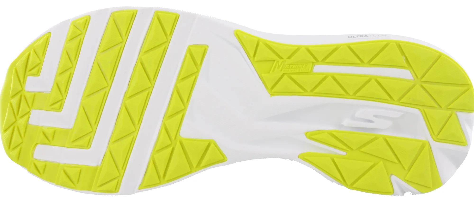 Walking|Running>Skechers Mens Ultra Lightweight High Visibility Running Shoes Go Run Ride 7 White Black