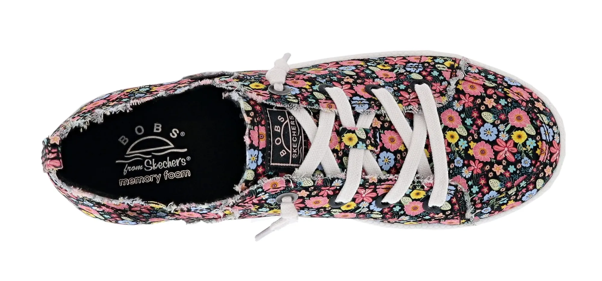 Casual>Skechers Women's Bobs B Cute 2.0 - Dainty Look Canvas Upper Shoes Black/Multi
