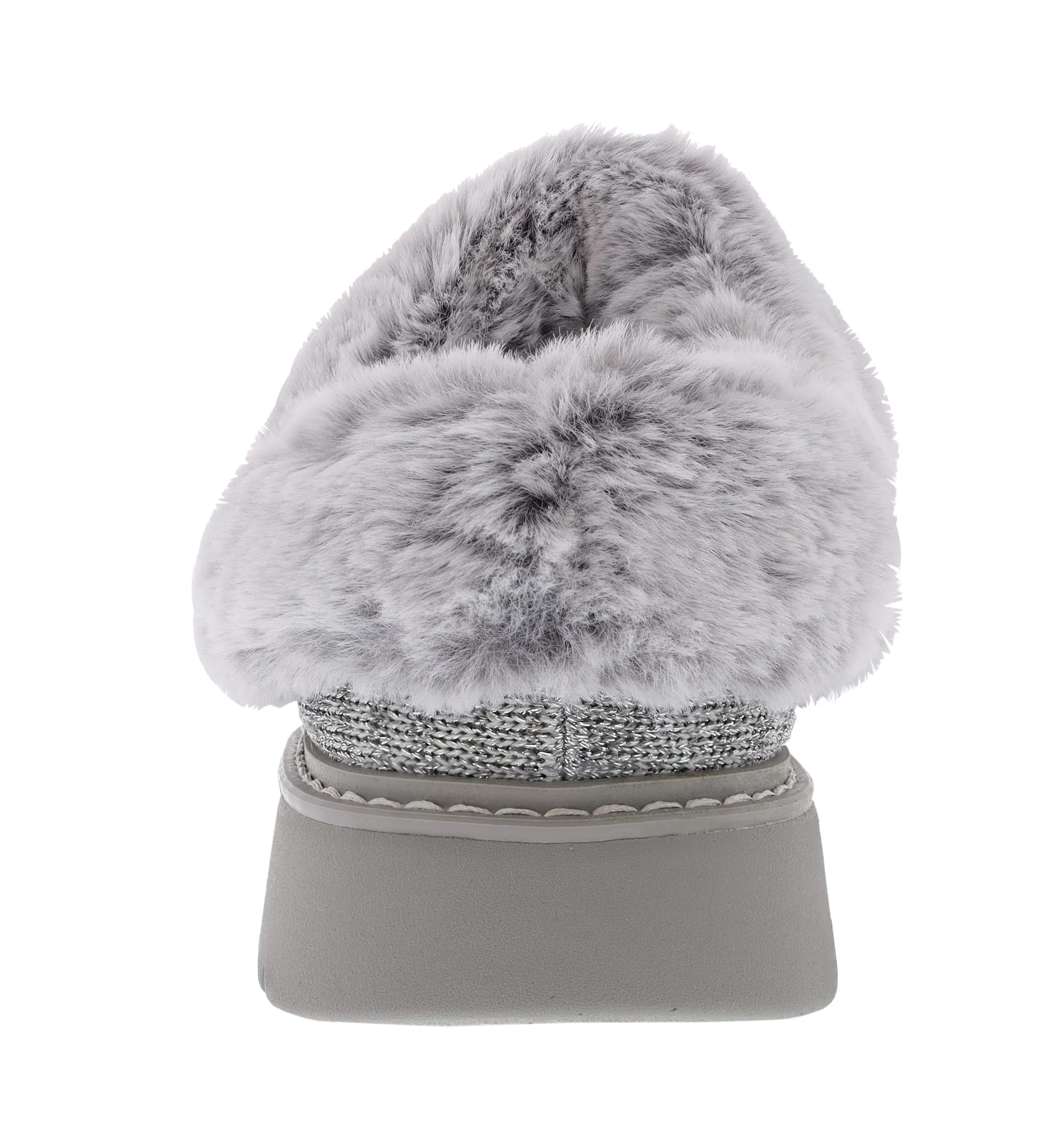 Slippers>Skechers Women's Bob's Keepsakes Lite- Bejeweled One Slippers Gray