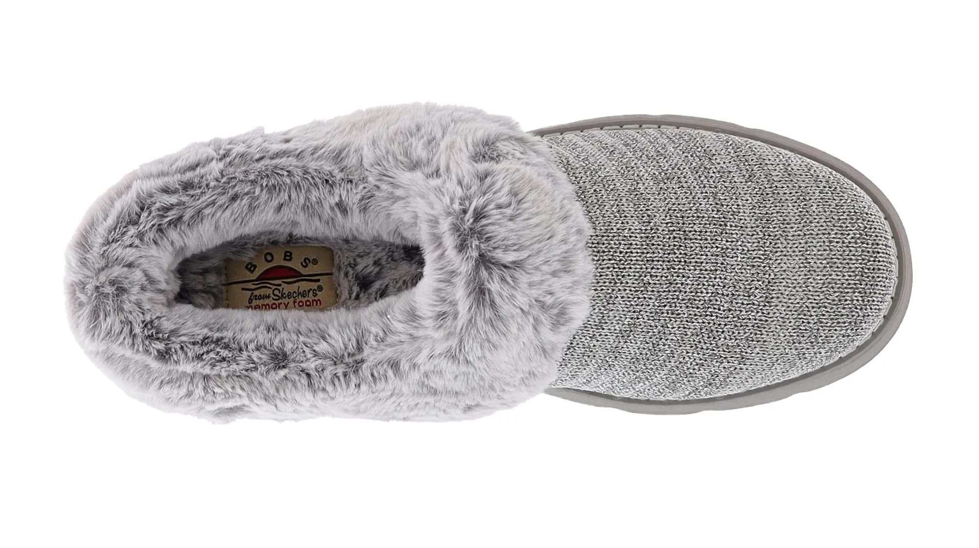 Slippers>Skechers Women's Bob's Keepsakes Lite- Bejeweled One Slippers Gray