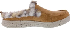 Walking|Casual>Skechers Women's Bobs Skipper Wild Tiger Memory Foam Slip On Slippers Chestnut
