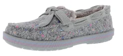 Slippers>Skechers Women's Bobs Too Cozy Doodle Parade Slip On Slippers Gray/Multi