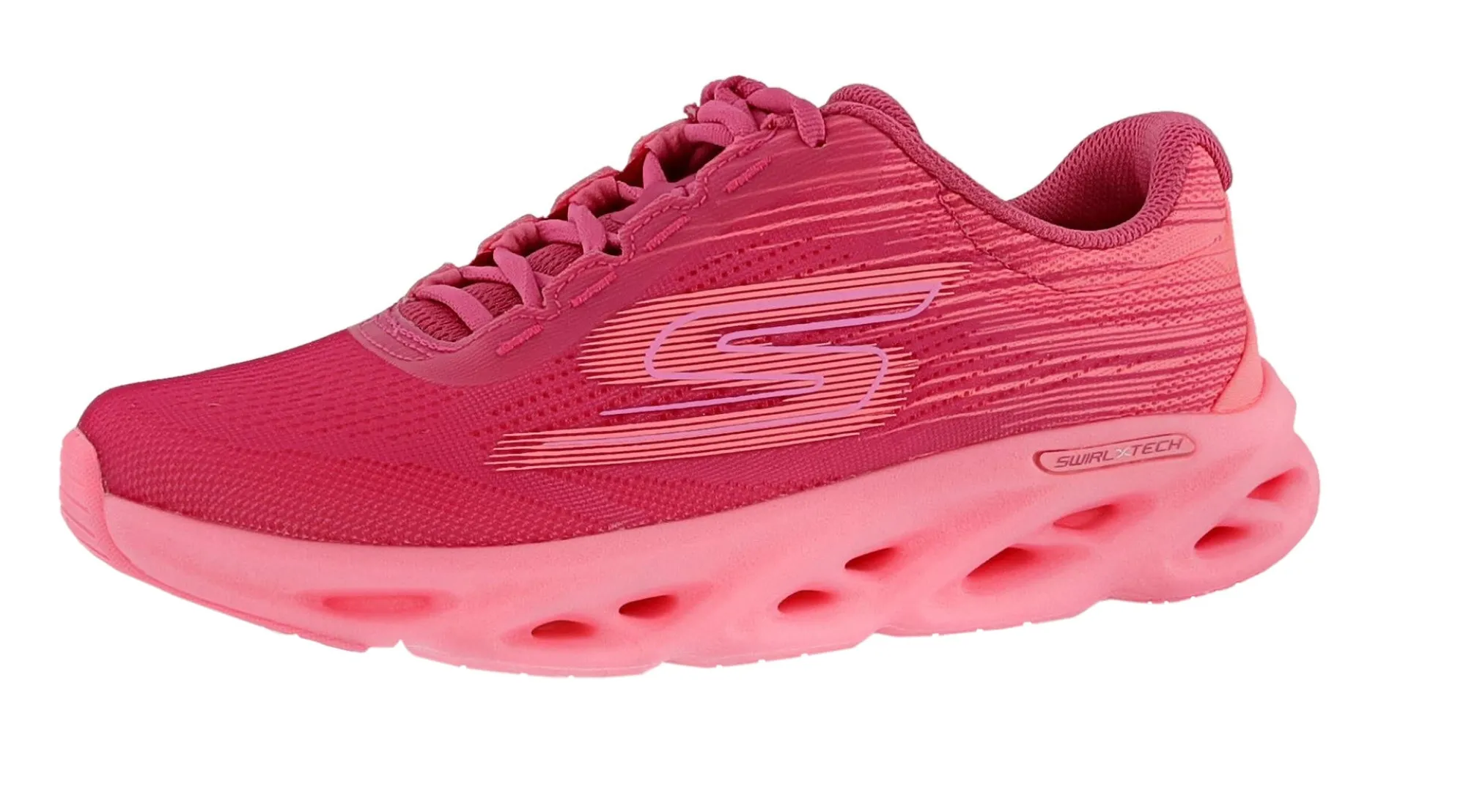 Running>Skechers Women's Go Run Swirl Tech Speed- Ultimate Stride Running Shoes Hot Pink/Pink