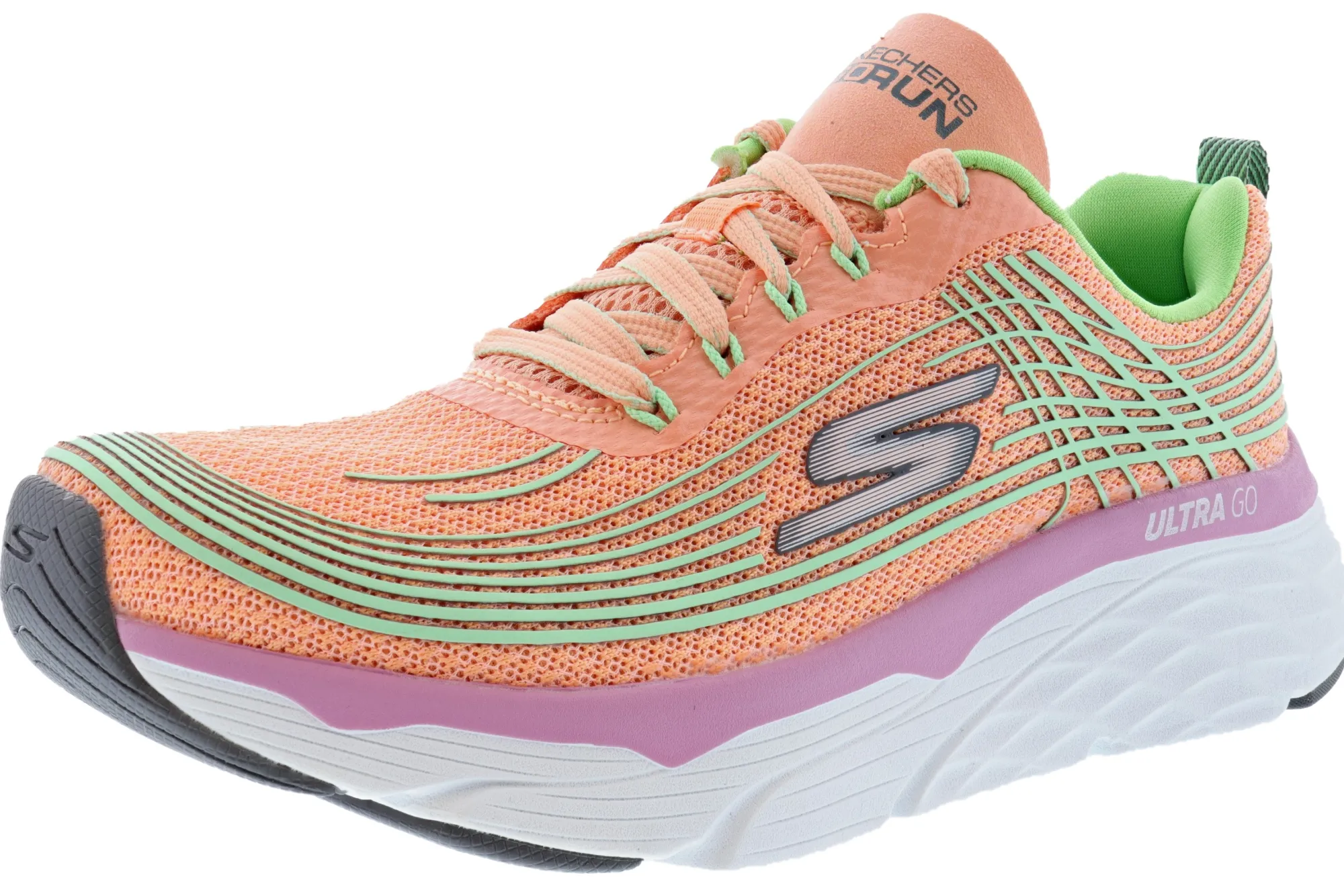 Running|Casual>Skechers Women's Lightweight Running Shoes Max Cushioning Elite