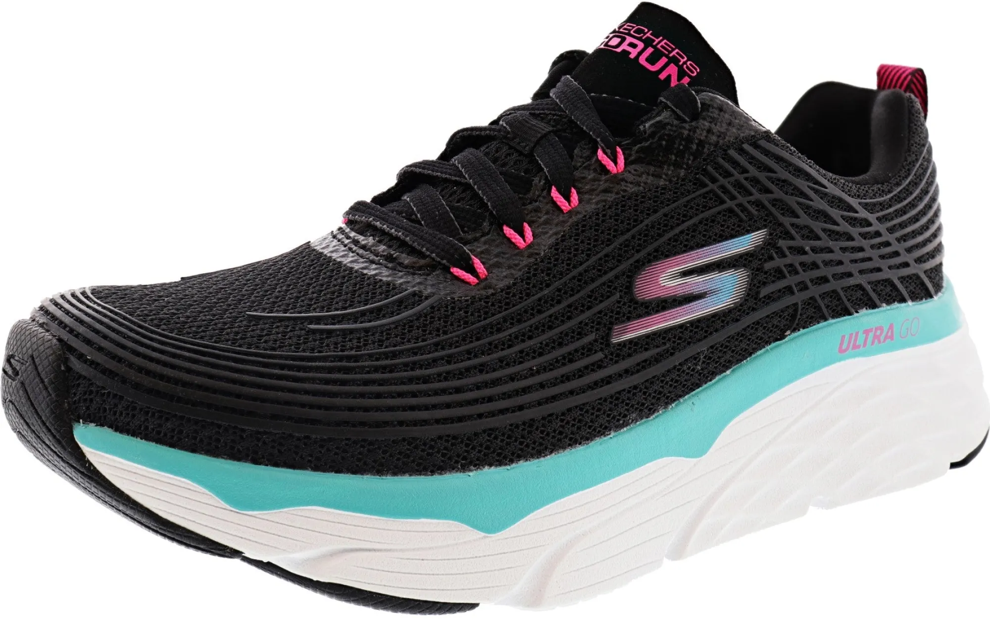 Running|Casual>Skechers Women's Lightweight Running Shoes Max Cushioning Elite