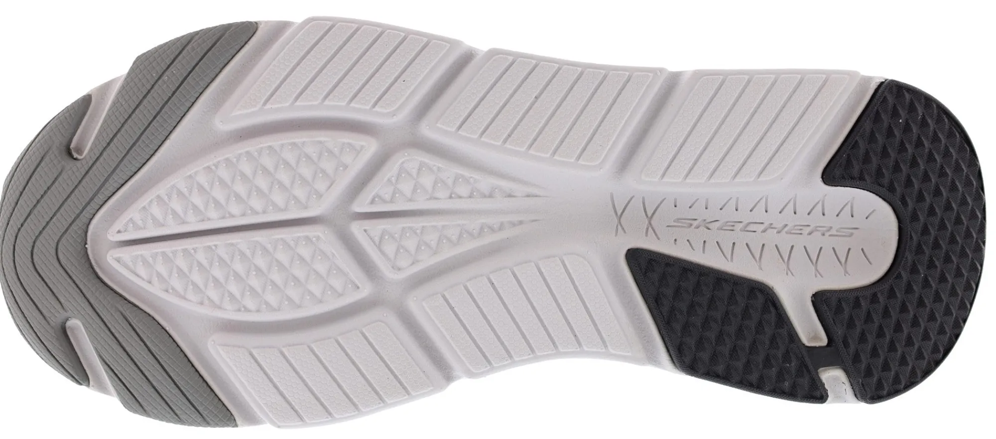 Running>Skechers Women's Max Cushioning Elite Contoured Path Water Resistant Running Shoes Black/Grey