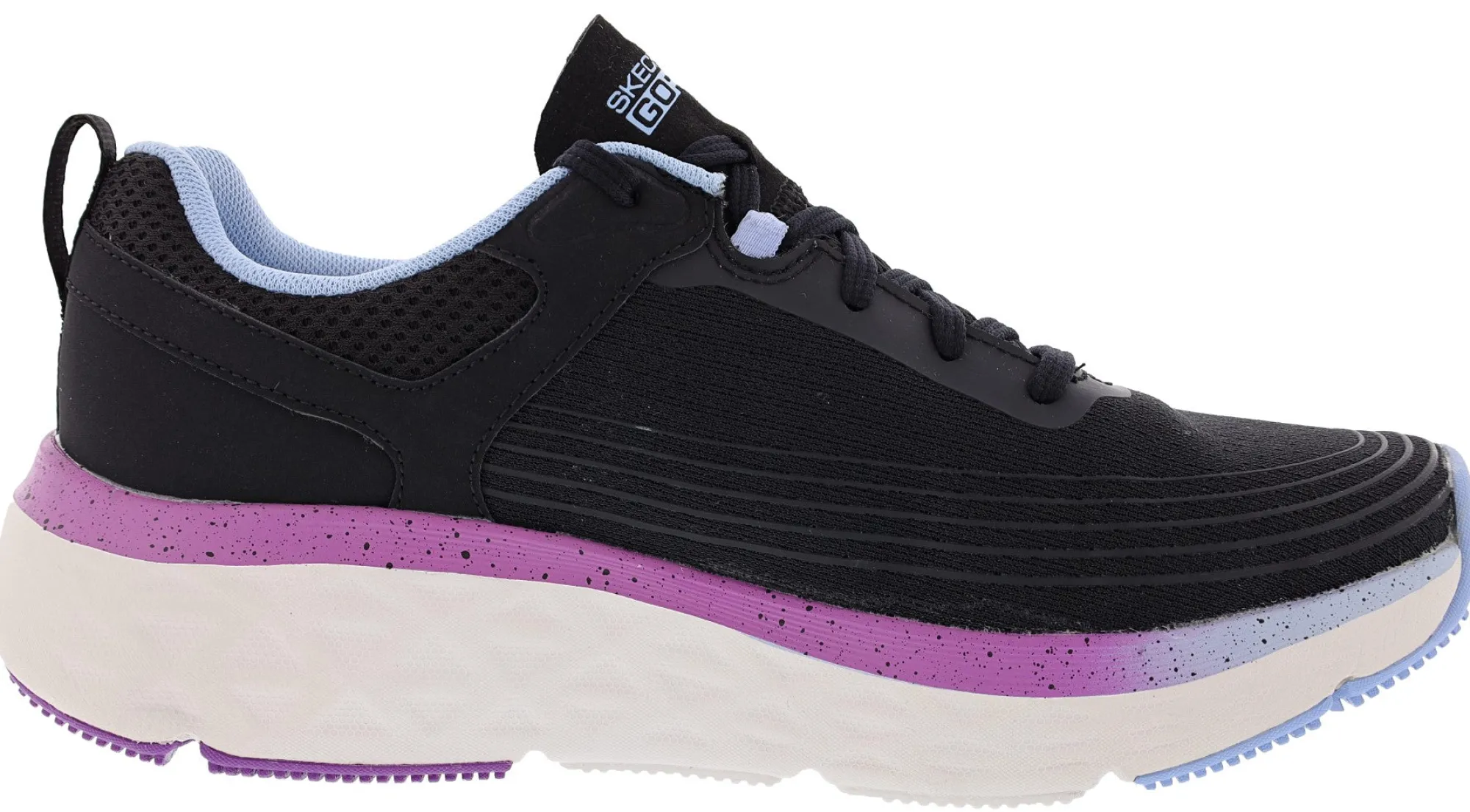 Running>Skechers Women's Max Cushioning Delta Sunny Road Running Shoes Black/Blue