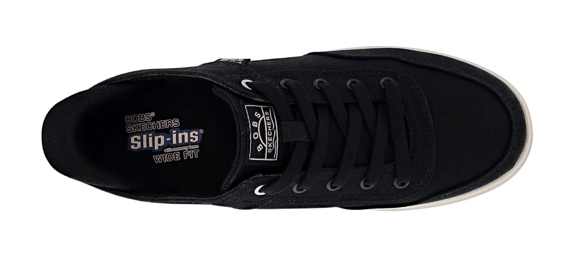 Wide Width Shoes>Skechers Women's Slip-Ins: Bobs D'vine- So Devoted Canvas Upper Shoes