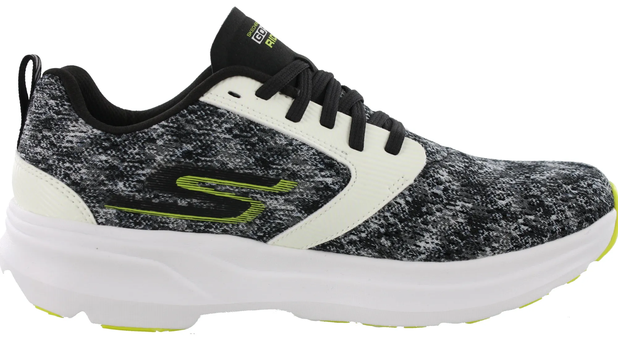 Walking|Nursing Shoes>Skechers Womens Ultra Lightweight High Visibility Running Shoes Go Run Ride 7 White Black