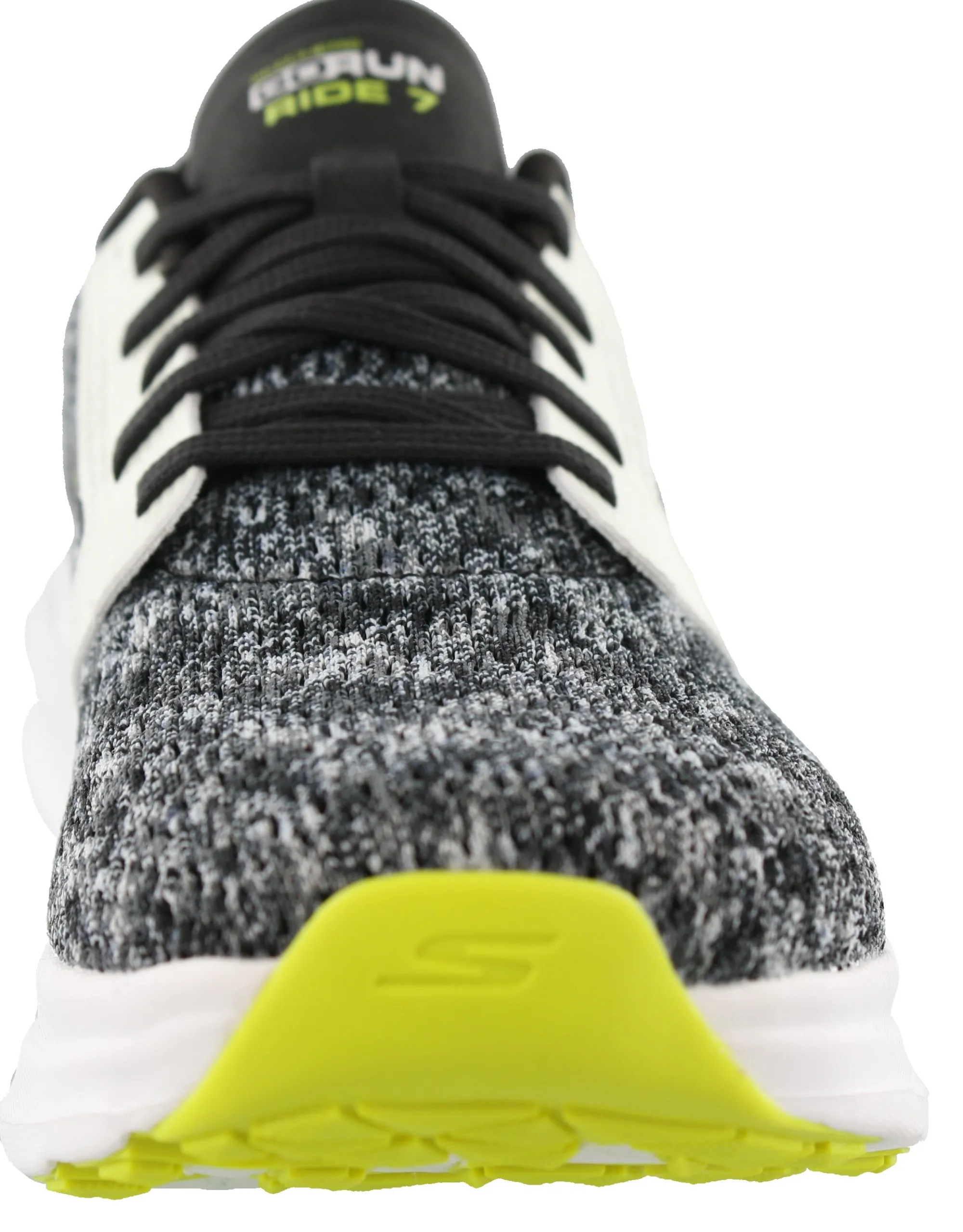 Walking|Nursing Shoes>Skechers Womens Ultra Lightweight High Visibility Running Shoes Go Run Ride 7 White Black