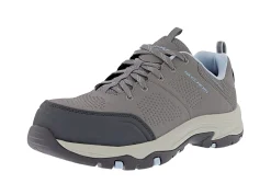 Slip Resistant>Skechers Women's Work: Trego- Astallet CT Industrial Shoes Gray/Aqua