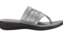 Sandals>Softwalk Womens Summer Leather Sandals Thick Sole Wedge Slides