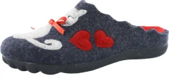 Slippers>Spring Step Women Pennelopie Indoor - Outdoor Clogs Navy5536