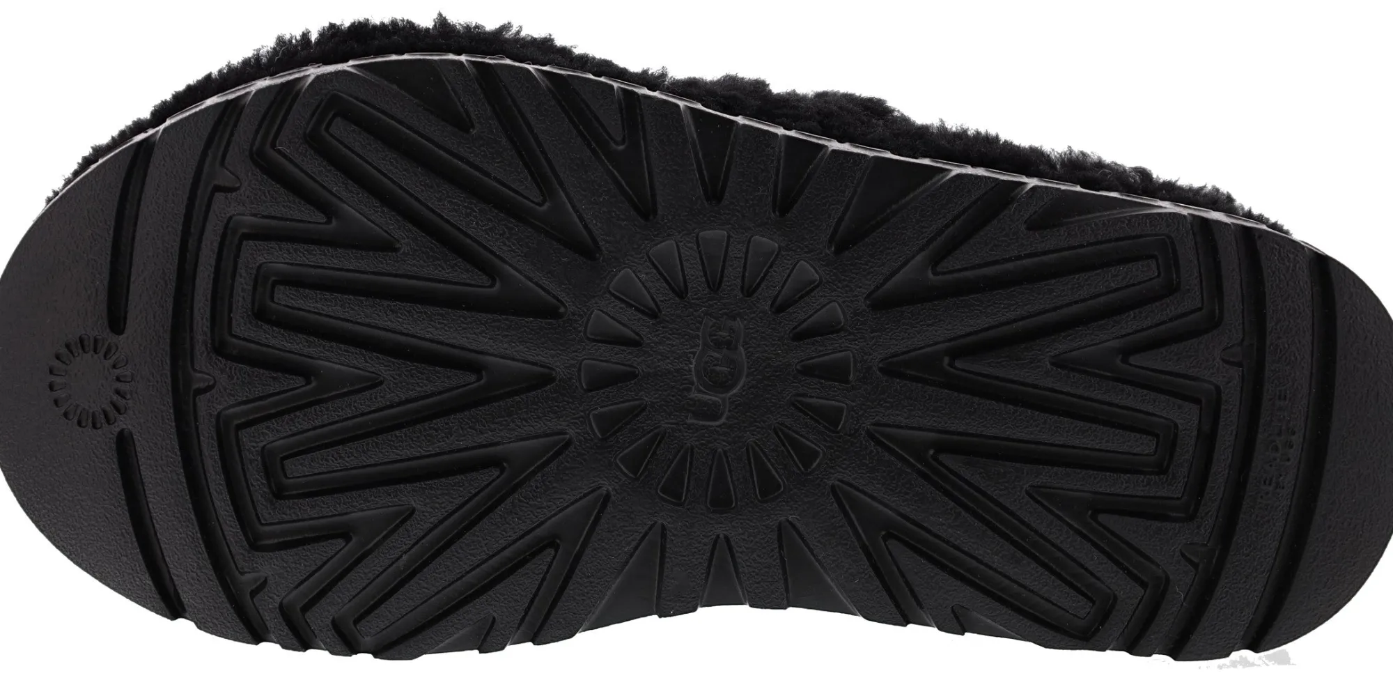 Slippers>UGG Oh Fluffita Women’s Platform Slingback Slippers Black