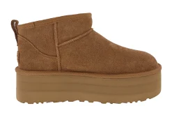 Boots>UGG Women's Classic Ultra Mini Platform Boots Chestnut