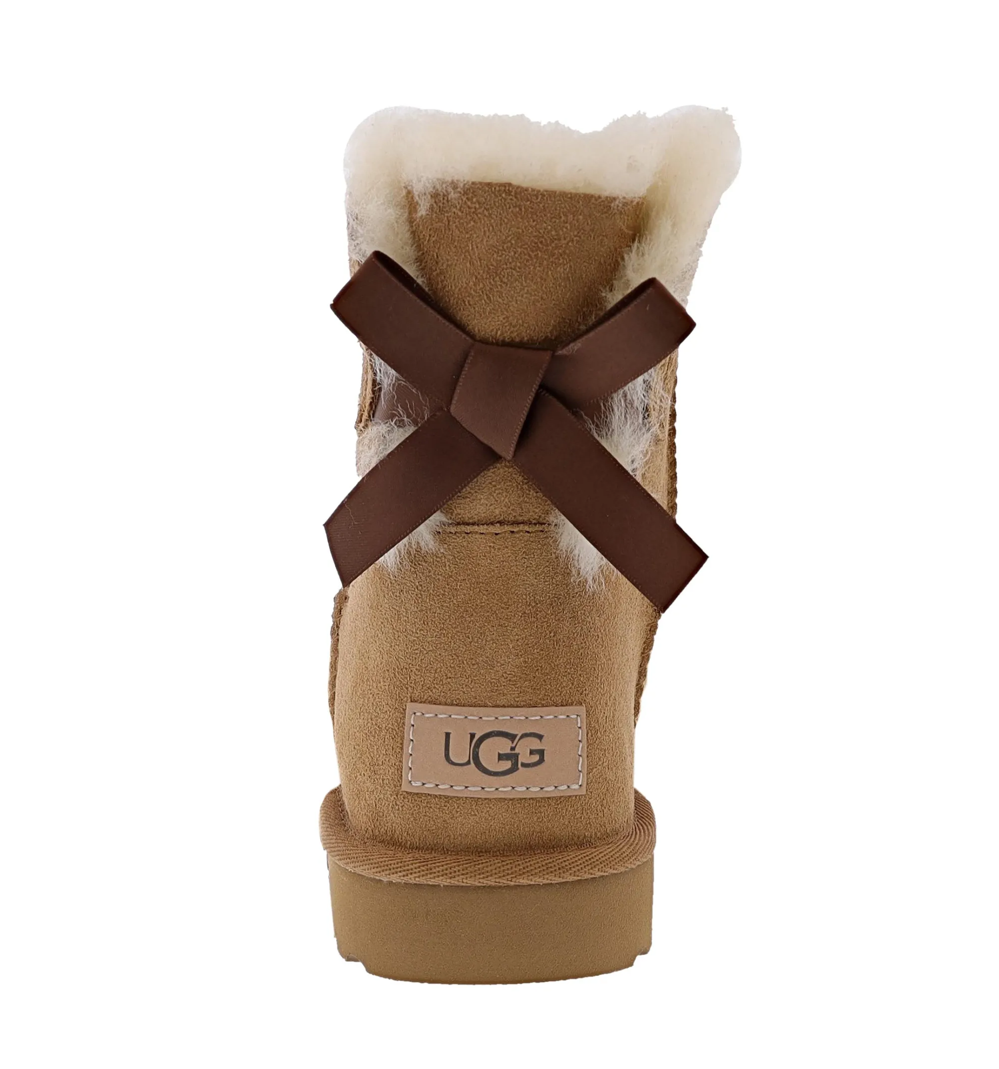 Boots>UGG Women's Mini Bailey Bow II Boots Chestnut