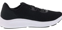 Running>Under Armour Men's Charged Pursuit 3 Running Shoes Black/White